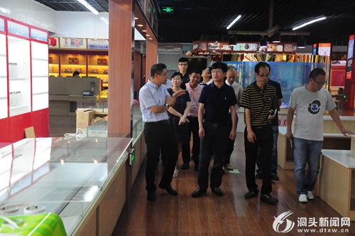 区长王蛟虎走访调研我区部分企业