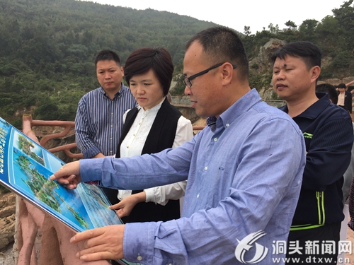 林霞调研蓝色海湾整治工作