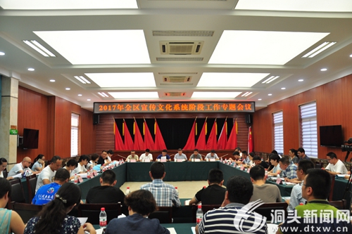 2017年全区宣传文化系统专题工作会议召开