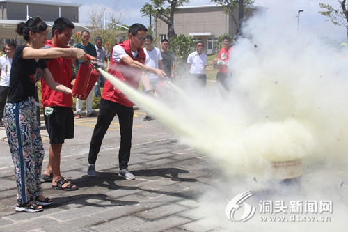 防患未然 区水务公司开展消防安全应急演练