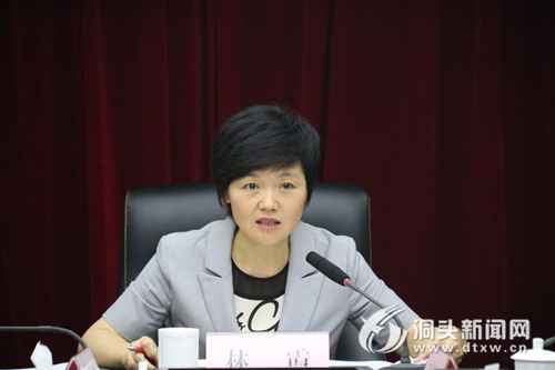 林霞:保持攻坚态势 推进项目高质量发展