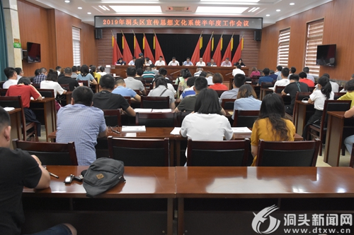 区宣传思想文化系统半年度工作会议召开