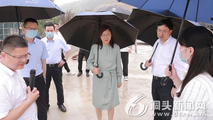 省发改委副主任吴红梅一行来我区调研海洋经济发展情况