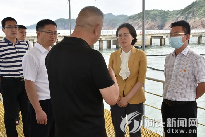 副市长王彩莲来洞头调研大黄鱼产业发展