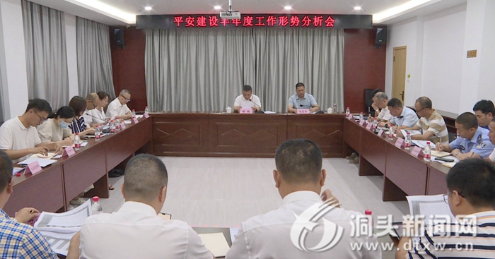 我区召开2022年上半年平安建设形势分析会
